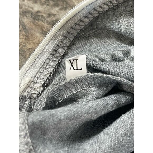 Women's XL Multicolor Striped V-Neck Long Sleeve T-Shirt Casual (#288) - Picture 4 of 7